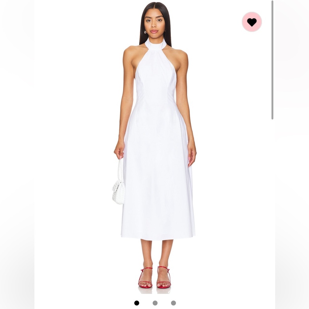 Bardot Genevieve Poplin Midi Dress